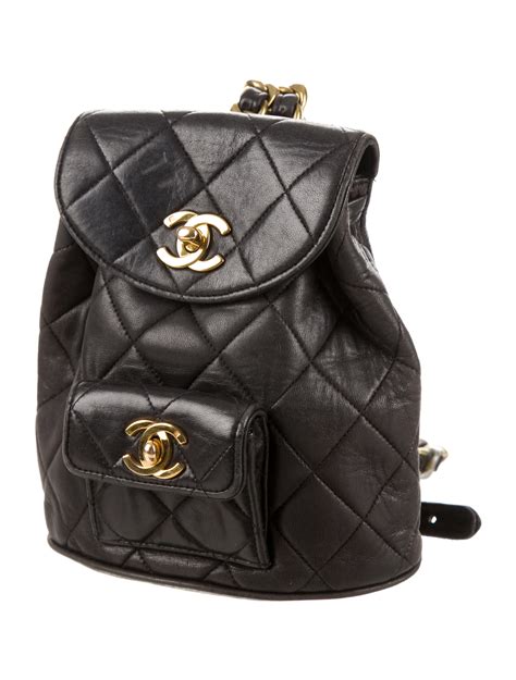 coco chanel rucksack|real real chanel backpacks.